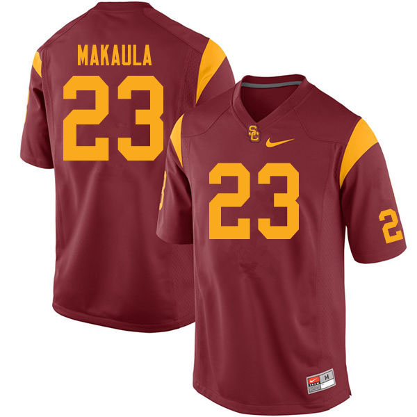 Men #23 Kaulana Makaula USC Trojans College Football Jerseys Sale-Cardinal - Click Image to Close